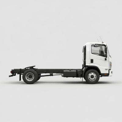 Clean side profile view of a Chassis Cab Truck, part of the trucks