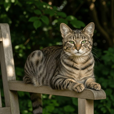 Naturalistic image of a Chausie