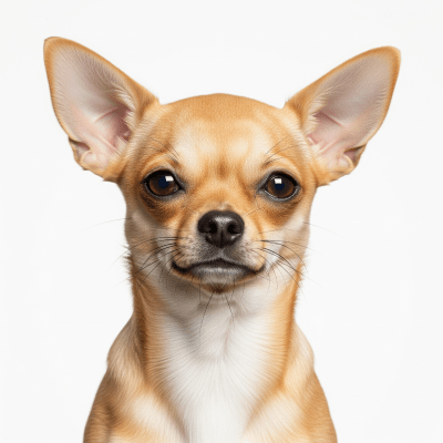 High quality studio photograph of a single Chihuahua