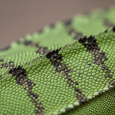 A close-up macro photograph of the skin or scales of a Chinese Water Dragon