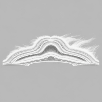 Cross-sectional diagram of a Cirrus fibratus