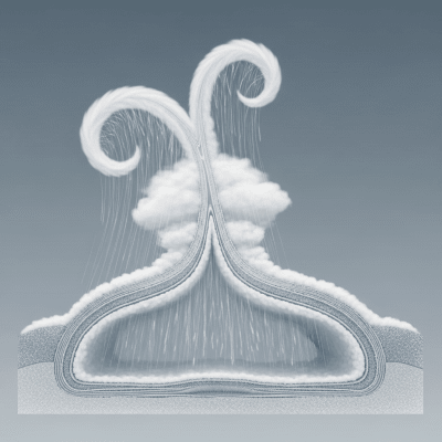 Cross-sectional diagram of a Cirrus uncinus