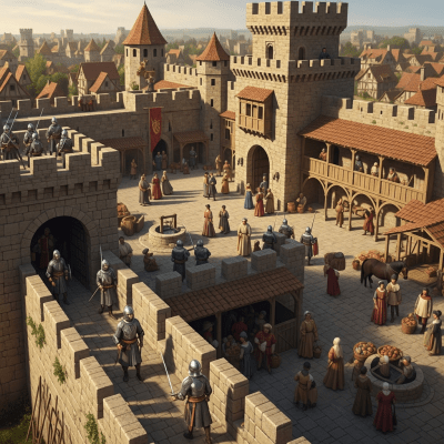 An image showing the Citadel Castle from the castles taxonomy being used or inhabited historically