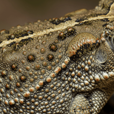 Macro close-up image of the skin texture or distinctive features of a single Common Midwife Toad, belonging to the taxonomy amphibians