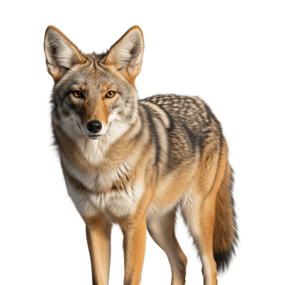 High quality, studio-style photograph of a Coyote