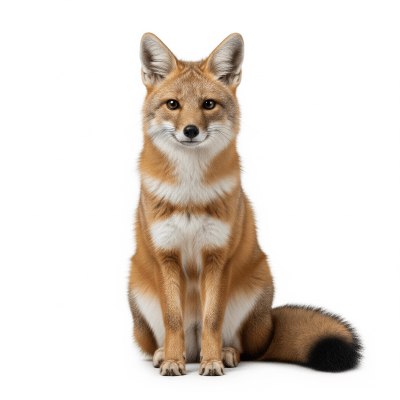 High quality, studio-style photograph of a Culpeo