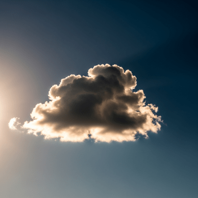 Editorial-style image of a Cumulus humilis, part of the taxonomy clouds.