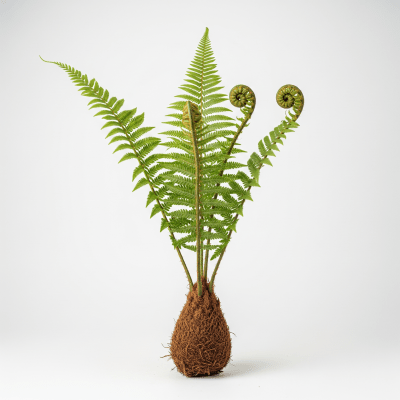 High quality, studio-style photograph of a single Cyatheaceae (family)