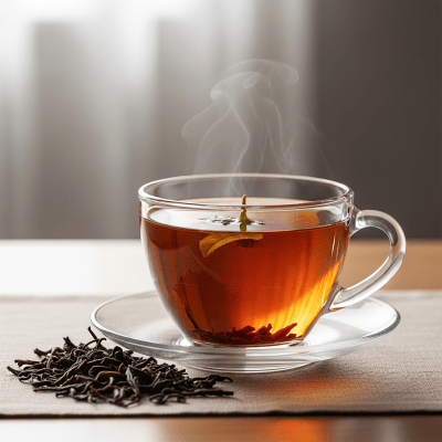 Editorial-style image of a brewed Darjeeling Tea tea, part of the taxonomy teas