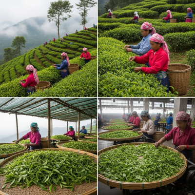 Environmental scene featuring Darjeeling Tea, part of the taxonomy teas
