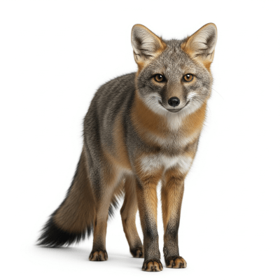 High quality, studio-style photograph of a Darwin's Fox