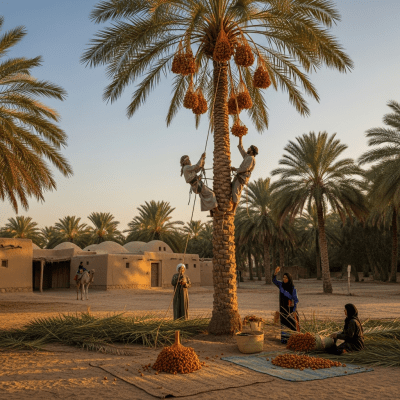A photograph of the Date Palm (palms) in cultural context