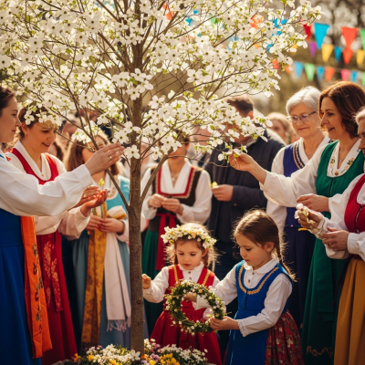 Image showing a Dogwood as used or celebrated in human culture