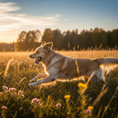 Photograph of a Domestic Dog, part of the taxonomy canines, in its typical natural environment