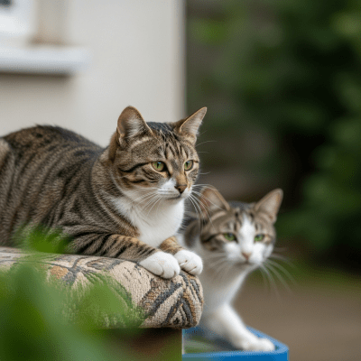 Naturalistic image of a Domestic Shorthair