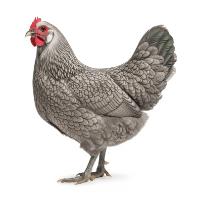 High quality studio photograph of a single Dorking from the chicken taxonomy