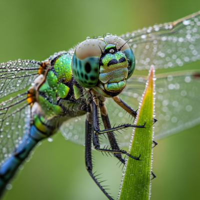 Macro photograph of a Dragonfly