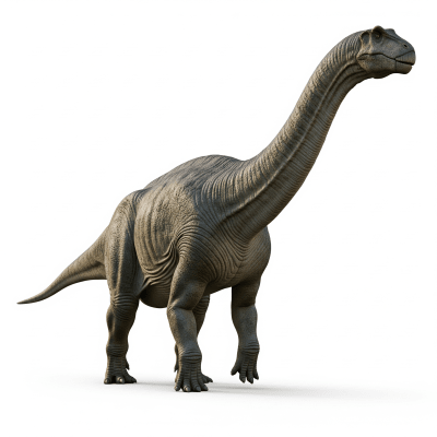 High quality studio photograph of a single Dreadnoughtus