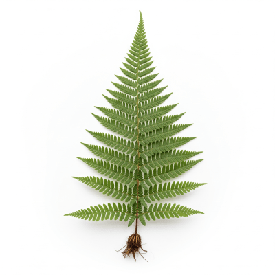 High quality, studio-style photograph of a single Dryopteridaceae (family)