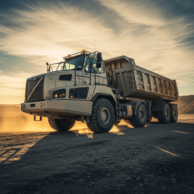 Dump Trailer Truck