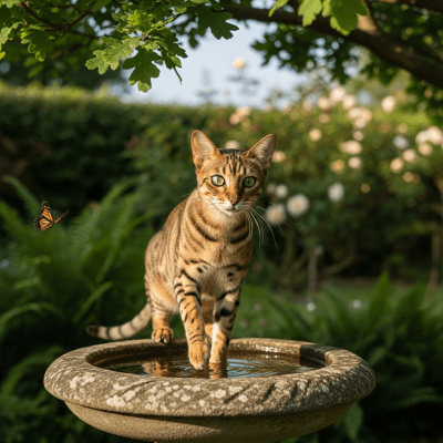 Naturalistic image of a Egyptian Mau