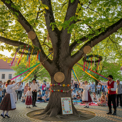 Image showing a Elm as used or celebrated in human culture