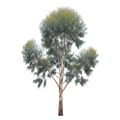 High quality photograph of a single Eucalyptus