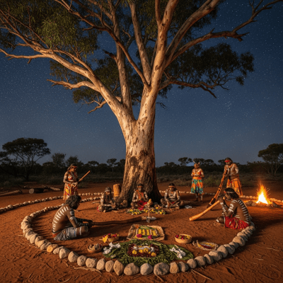 Image showing a Eucalyptus as used or celebrated in human culture