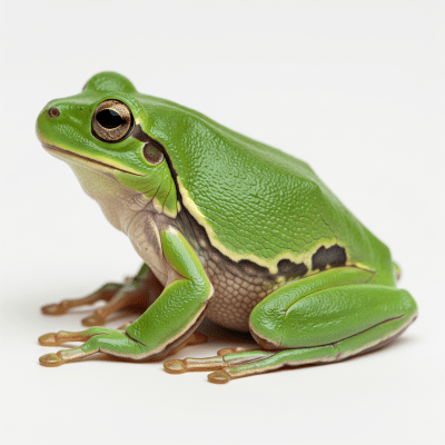High quality, studio-style photograph of a single European Tree Frog