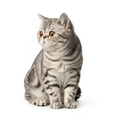 High resolution studio photograph of a Exotic Shorthair