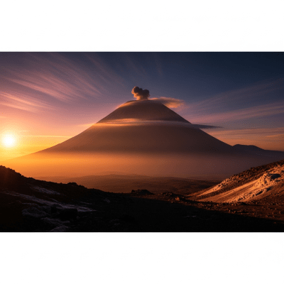 Extraterrestrial Volcano