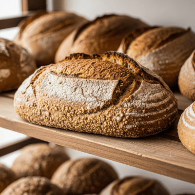 Natural light image of Ezekiel Bread, shown in its typical environment