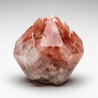 High resolution studio photograph of a single specimen of Feldspar