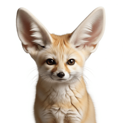 High quality, studio-style photograph of a Fennec Fox