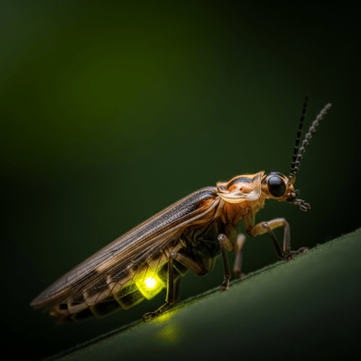Macro photograph of a Firefly