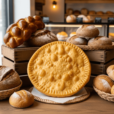 Natural light image of Frybread, shown in its typical environment