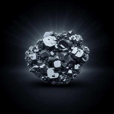 Editorial-style hero shot of Galena, belonging to the taxonomy minerals.