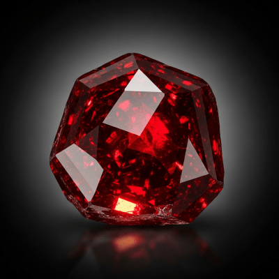Editorial-style hero shot of Garnet, belonging to the taxonomy minerals.