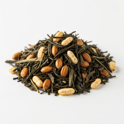 High quality photograph of a Genmaicha, of the taxonomy teas