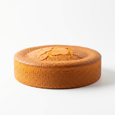 High quality studio photograph of a Genoise from the cake taxonomy