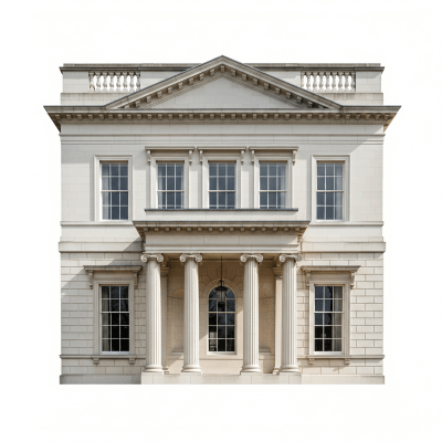 High quality, studio-style photograph of a single Georgian from the architecture taxonomy