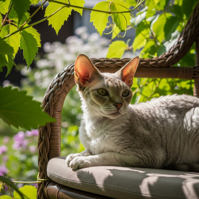 Naturalistic image of a German Rex