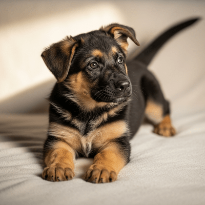 Image showing a German Shepherd puppy