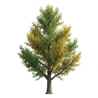 High quality photograph of a single Ginkgo