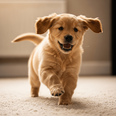 Image showing a Golden Retriever puppy