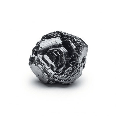 High resolution studio photograph of a single specimen of Graphite