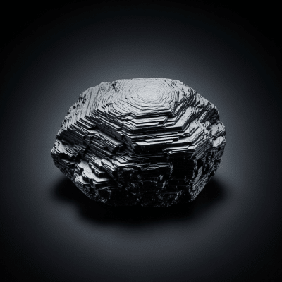 Editorial-style hero shot of Graphite, belonging to the taxonomy minerals.