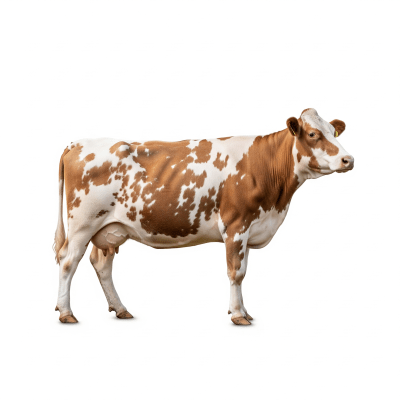 High quality studio photograph of a Guernsey