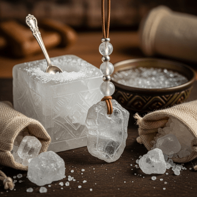 Depiction of Halite, as it is used or valued in human culture