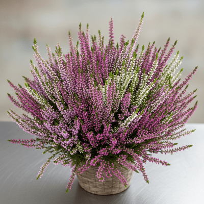 Image of a Heather (flowers) arranged in a traditional bouquet or floral arrangement